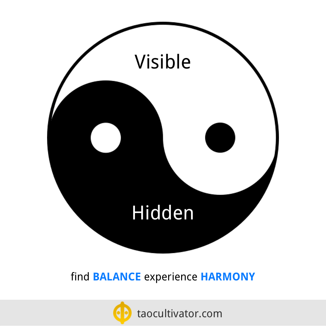 balance and harmony - visible and hidden