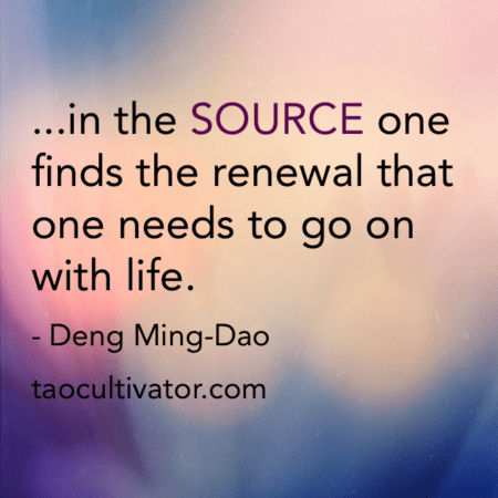 find renewal in the source