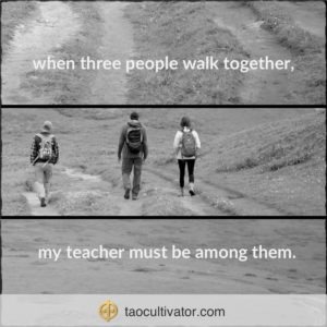 When 3 people walk together