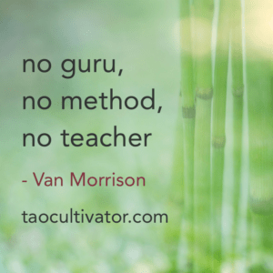 No guru no method no teacher Van Morrison