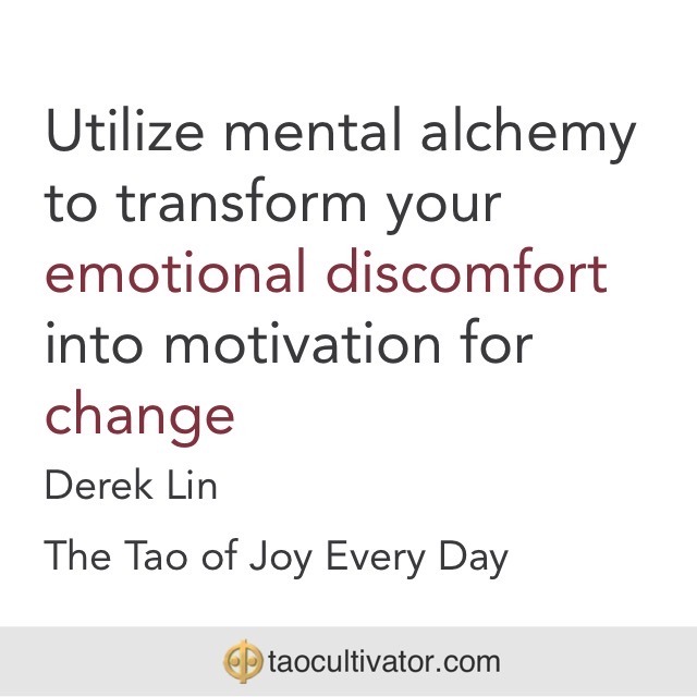 Use discomfort to motivate change