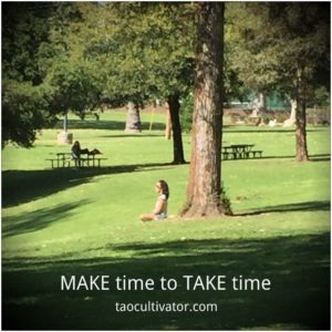 Meme: Make Time to Take Time